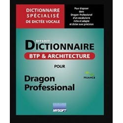 NUANCE Dragon PRO 15 avec Dictionnaire BTP